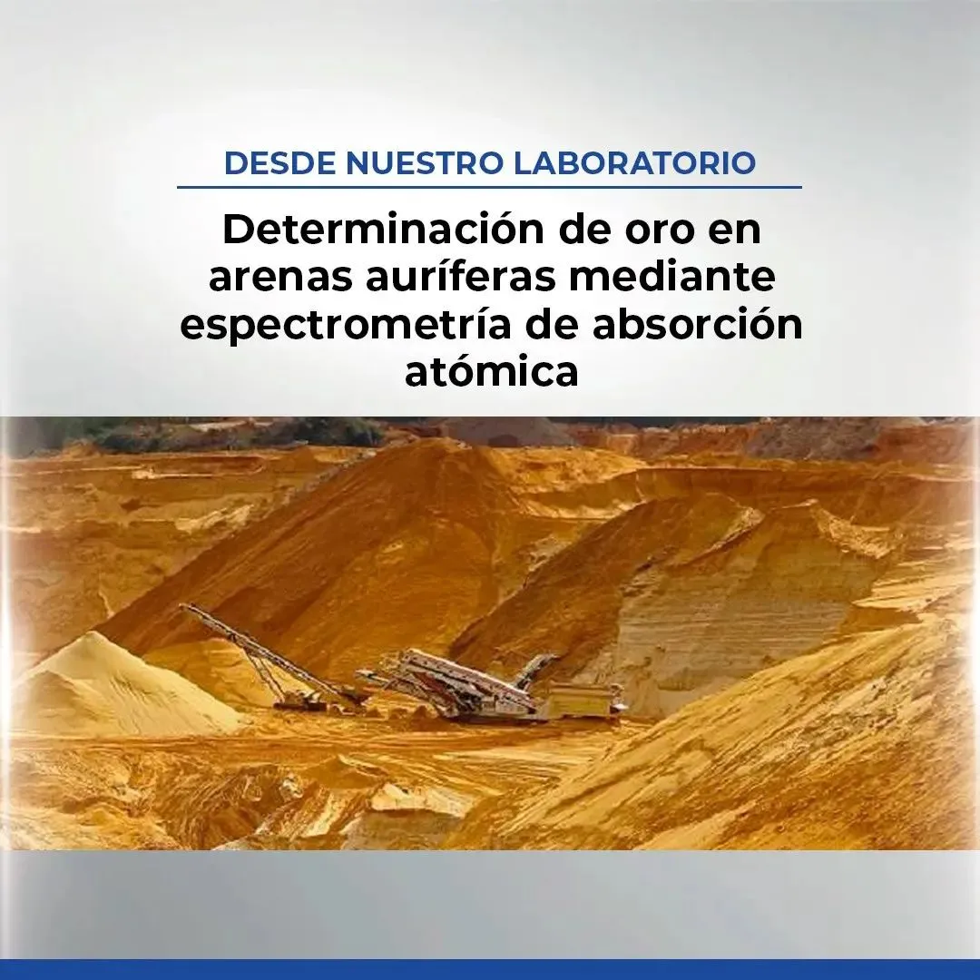 medio de espectrometría de absorción atómica